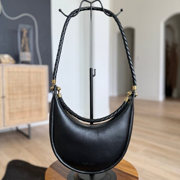 Brand New NWT Bottega Veneta Black Hula Hoop Handbag - Picture 5 of 12